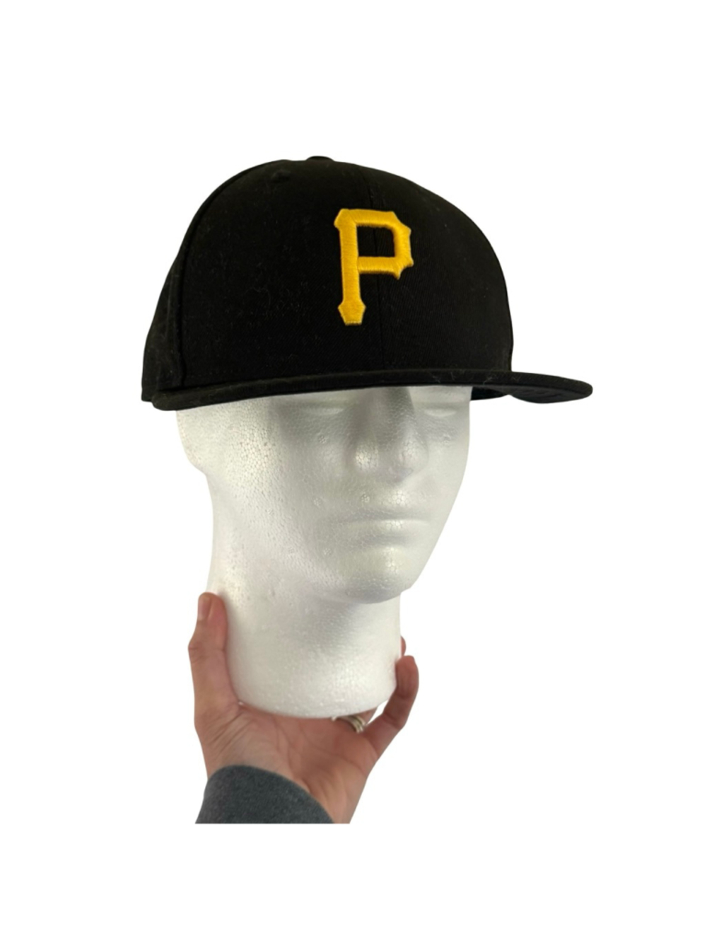 New Era 59FIFTY Pittsburgh Pirates Fitted Hat 7 1/4 Black Yellow